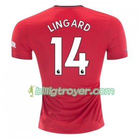 Billige Fotballdrakter Manchester United Jesse Lingard 14 Hjemmedraktsett 2019/20 Kortermet